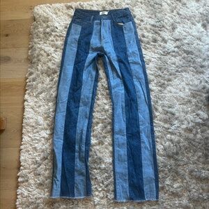 Straight leg tiger mist jeans